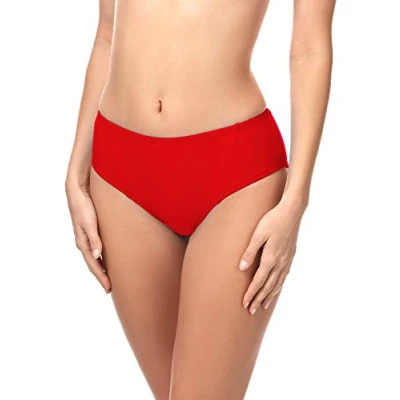 Abbildung von Merry Style Damen Bikini Slip 18 (Rot (4186), 46)