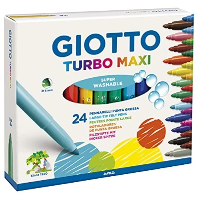 Abbildung von Giotto Turbo Maxi Filzstifte 24er Pack