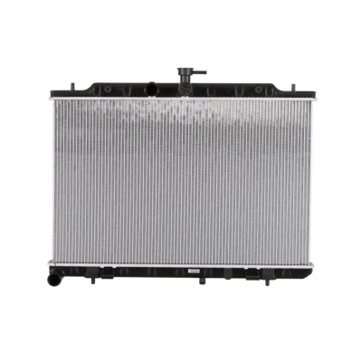Abbildung von NISSENS 67366 Kühler, Motorkühlung Aluminium 450 685 25 Kühlrippen gelötet