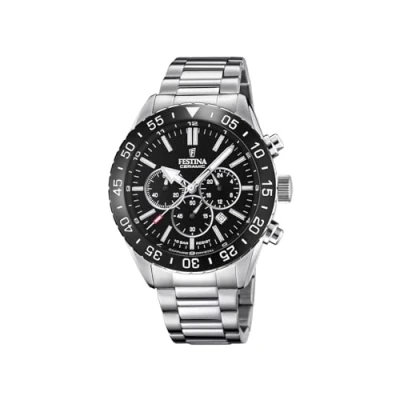 Abbildung von Festina Herren Analog Quarz Uhr mit Edelstahl Armband F20575/3