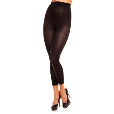 Abbildung von GLAMORY Damen Velvet 80 Leggings, Schwarz, 2XL (52 54)