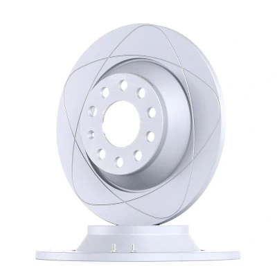 Abbildung von ATE PowerDisc 24.0312 0159.1 Bremsscheibe 302,0 12,0 5 112,0 voll beschichtet mit Schrauben AUDI: A6 C6 Avant, Saloon