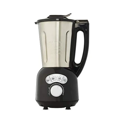 Abbildung von Senya SYCP HB008N Edelstahl Cook &amp; Ice V3, Mixer sahnehaltige/fein pürierte Suppe, Dampfkochen, Crush EIS, Smoothies Heiz Standmixer, 1400, Metall, 1.5 liters, Schwarz
