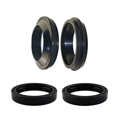 Abbildung von AHL Motorrad 37x50x11mm Gabelsimmerringe &amp; Staubkappen Kit für Yamaha FZX750