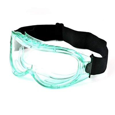 Abbildung von SAFEYEAR Sicherheitsbrille, Arbeitsbrille für Brillen und Nichtbrillen, UV Schutz, Zwiebelgläser umwickeln, kratzfest, beschlagfest staubdicht, CE EN166 (Männer Frauen,Grün)