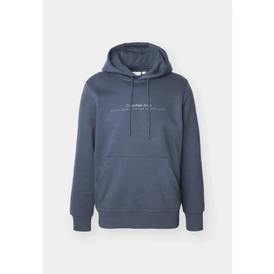 Abbildung von Calvin Klein Jeans Minimal LOGO Hoodie Sweatshirt, Herren, Größe: XS, Ebony
