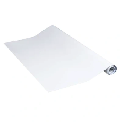 Abbildung von Venilia Klebefolie Uni Matt Weiß, 90cm x 2,1m selbstklebende Möbel Folie, Dekofolie, Tapete, Küchenfolie PVC ohne Phthalate Made in EU
