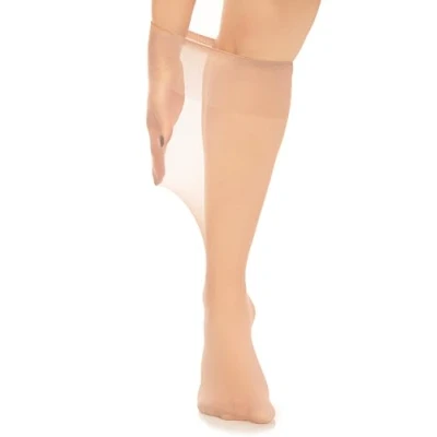 Abbildung von GLAMORY Damen Fit 20 Kniestrümpfe, DEN, Make Up, Einheitsgröße