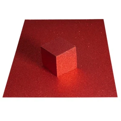 Abbildung von Papertent A4 Ultra Glitterkarton, Rot 10 Blatt