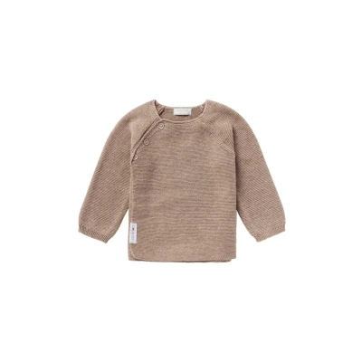 Abbildung von Noppies PINO Strickjacke für Kinder, Größe: 50, Taupe melange