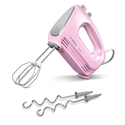 Abbildung von Bosch Hausgeräte MFQ2210K Handrührer, Rosa / Grau, 375 W