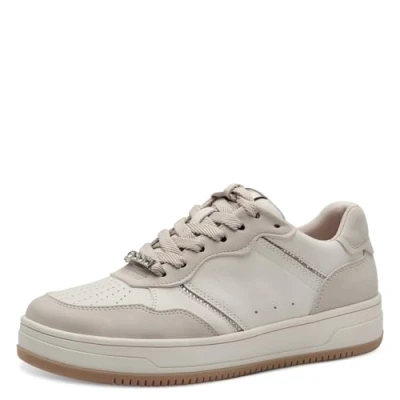 Abbildung von Tamaris Damen Sneaker Vegan; Ivory Combined, EU 39