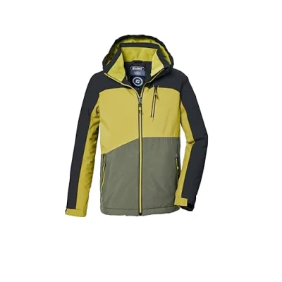 Abbildung von killtec Jungen Funktionsjacke mit Kapuze und Schneefang KOW 370 BYS JCKT, schwarz, 164, 42164 000