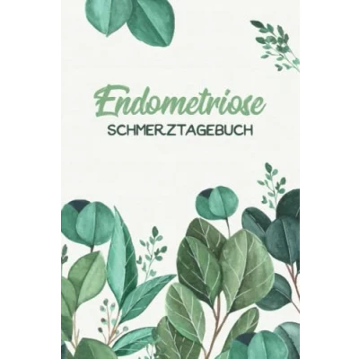 Abbildung von Endometriose Schmerztagebuch: Schmerzprotokoll für akute chronische Schmerzen zum Ausfüllen Tagebuch