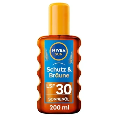 Abbildung von Nivea SUN Protect &amp; Bronze OIL SPF30 Sonnenschutz, Größe: 200 ml,