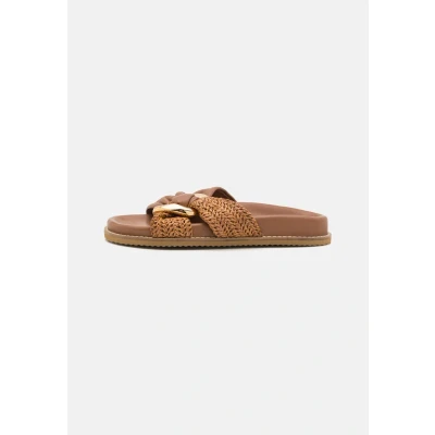 Abbildung von Gioseppo Tisbury Pantolette flach, Damen, Größe: 37, Cognac Schuhe