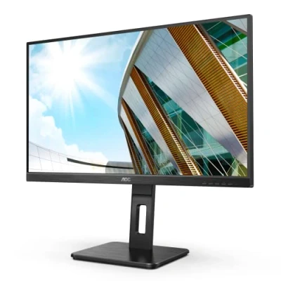 Abbildung von AOC 27P2Q 27 Zoll FHD Monitor, höhenverstellbar (1920x1080, 75 Hz, VGA, DVI, HDMI, DisplayPort, USB Hub) schwarz