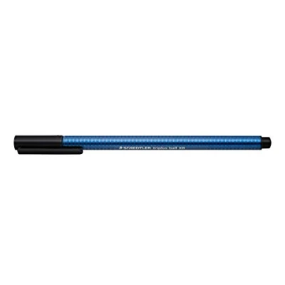 Abbildung von STAEDTLER 437 XB 9 VE Kugelschreiber triplus ball (ergonomischer Dreikantschaft, Linienbreite XB, Farbe schwarz, wischfest, Kartonetui mit 10 Kugelschreibern)