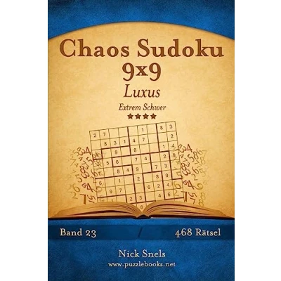 Abbildung von Chaos Sudoku 9x9 Luxus Extrem Schwer Band 23 468 Rätsel