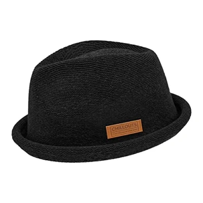 Abbildung von CHILLOUTS quetschbarer Verstellbarer Sommerhut Pork Pie Tocoa Hat Herren schwarz S M