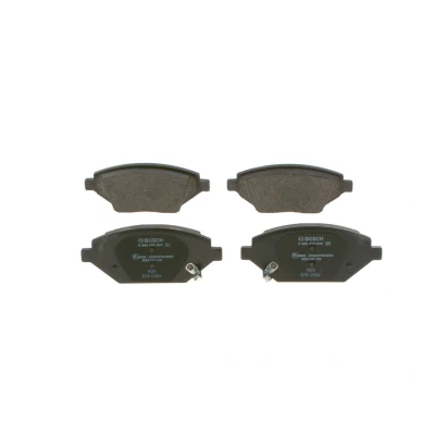 Abbildung von BOSCH 0 986 424 843 Bremsbelagsatz Low Metallic mit integriertem Verschleißsensor OPEL: Karl
