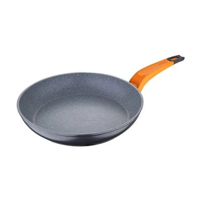 Abbildung von San Ignacio Lavacio 24 cm Pfanne Hergestellt in geschmiedetem Aluminium Whitford Grey Innen und Außenmarbor