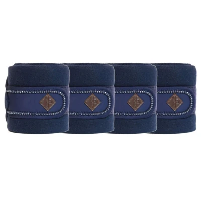 Abbildung von Kentucky Bandagen Polar Fleece Pearls Blau Warmblut