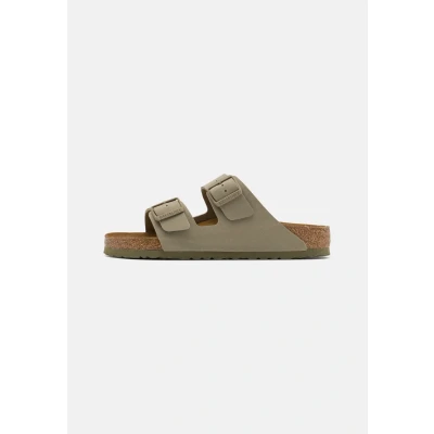 Abbildung von Birkenstock Arizona BF Regular Unisex Pantolette flach, Größe: 43, Faded khaki Schuhe
