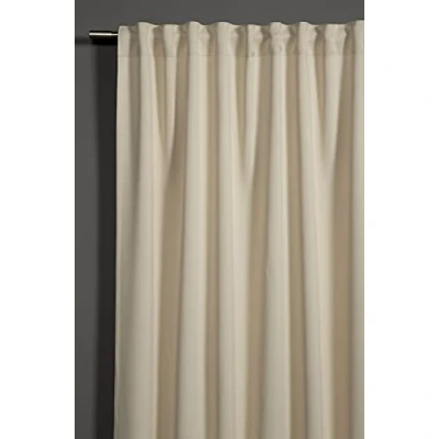 Abbildung von GARDINIA Vorhang mit integriertem Gardinenband, Gardine zur Abdunklung, Blickdicht, Verdunkelnd, Schallabsorbierend, Dimout, Natur, 140 x 245 cm