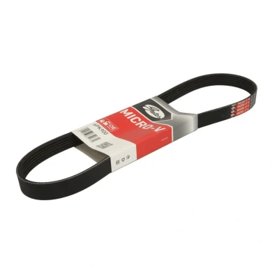 Abbildung von GATES Micro V 6PK900 Keilrippenriemen 900 6 Polyester, EPDM (Ethylen Propylen Dien Kautschuk) VOLKSWAGEN: Golf 5, 6, Plus / Crossgolf