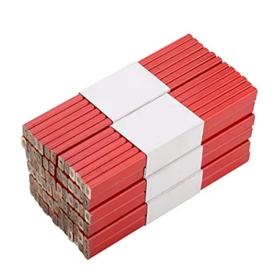 Abbildung von Cocoarm Zimmermannsbleistifte Bleistifte Baustellen 72 Stücke 175mm Bleistift Baustelle Holzbearbeitung Baubleistifte Set zum Markieren und Anzeichnen auf