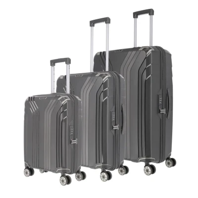 Abbildung von Travelite Elvaa 4w L/M/S Schwarz Koffer mit 4 Rollen Kofferset