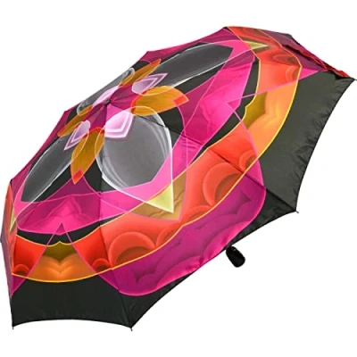 Abbildung von Doppler Damen Regenschirm Camelia Taschenschirm Auf Zu Automatik