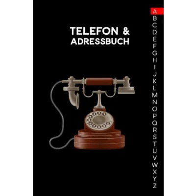 Abbildung von Telefon &amp; Adressbuch: Ca. A5 Format für Adressen, Telefonnummer und Geburtstage mit A Z Register