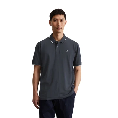 Abbildung von Marc O&#039;Polo Regular Poloshirt, Herren, Größe: Small, Dark navy