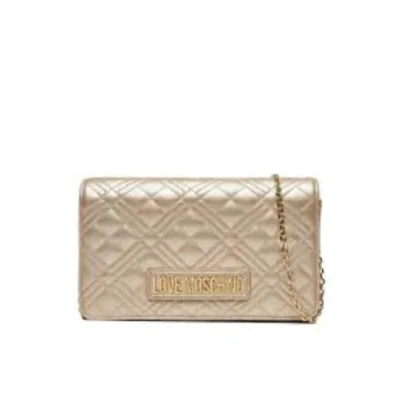 Abbildung von Love Moschino Smart Daily BAG Umhängetasche, Damen, Größe: One Size, Metallic gold