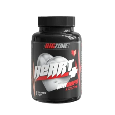 Abbildung von Big Zone Heart+ Coenzym 10 Form inklusive Ubiquinol mit Arjuna und Knoblauchextrakt Synergistische Matrix hochwertigen Komponenten (120 Kapseln)