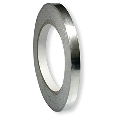 Abbildung von Scotle Aluminium Folie selbstklebend 10 mm auf 40 m Rolle für Rework Löten, RW AF1040