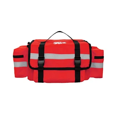 Abbildung von Professionelle Erste Hilfe Tasche, medizinische Trauma Tasche mit reflektierender, große Kapazität Tasche(nur Tasche) (rot)