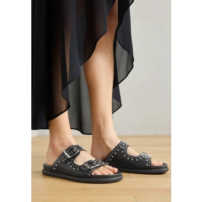 Abbildung von Tamaris Pantolette flach, Damen, Größe: 41, Black Schuhe