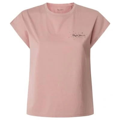Abbildung von Pepe Jeans Lorena Tshirt print, Damen, Größe: Large, Washed pink