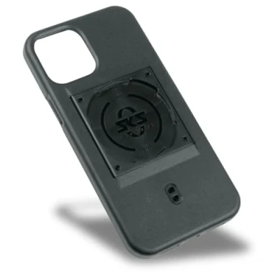 Abbildung von SKS GERMANY COMPIT COVER für iPhone 12 PRO MAX Handyhülle mit Befestigungsvorrichtung (kompatibel System, aus verschleißfestem 2 Komponenten Kunststoff, angenehme Haptik), schwarz
