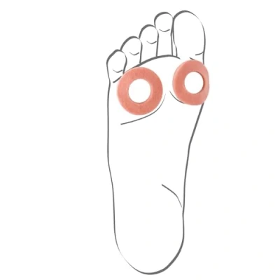 Abbildung von Berkemann Unisex Hornhaut Schutzring Sneaker, beige, Einheitsgröße EU