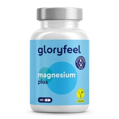 Abbildung von Premium Magnesiumcitrat 1554mg Mit Vitamin B6 und B12 für Muskeln, Knochen Immunsystem* Hoch bioverfügbar 180 vegane Kapseln Laborgeprüft, ohne Zusätze in Deutschland hergestellt