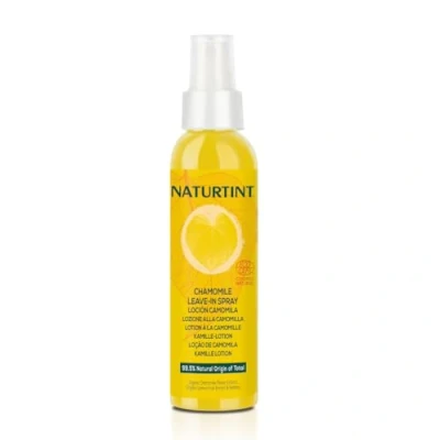 Abbildung von Naturtint Kamillenlotion Aufhellende Haarbehandlung Goldene Reflexe Haarschutz mit Sonnenschutz ECOCERT 99,5% natürliche Inhaltsstoffe, 125 ml