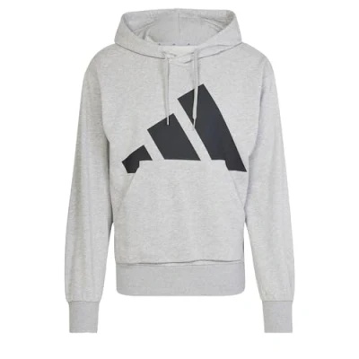 Abbildung von adidas Herren Essentials Big Logo French Terry Hoodie, Medium Grey Heather/Black, XL
