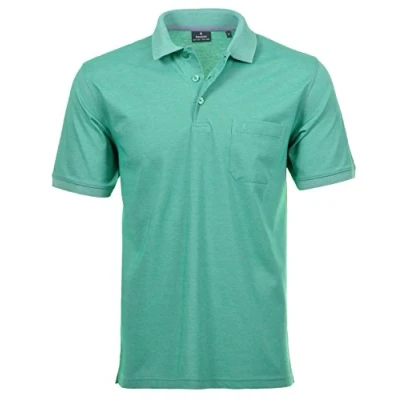 Abbildung von RAGMAN Herren Kurzarm Softknit Poloshirt Large, Gruen 320