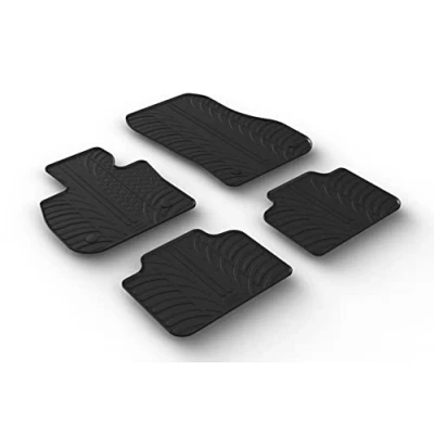 Abbildung von Gledring 0544 Fußmattensatz Gummi vorne und hinten 4 schwarz 750mm 550mm BMW: 2 Active Tourer