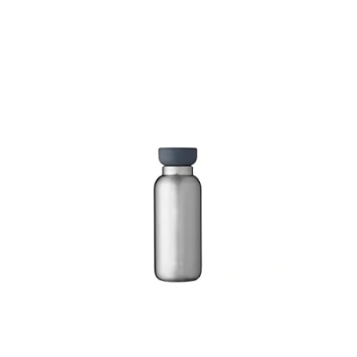 Abbildung von Mepal Isolierflasche Ellipse Doppelwandige Thermo Wasserflasche Thermosflasche für Unterwegs 9 Stunden heiß &amp; 12 kalt Edelstahl 350 ml Natural Brushed