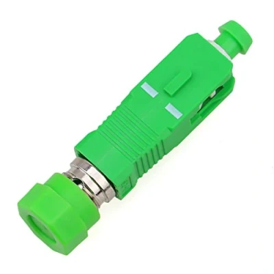 Abbildung von Faser Hybrid Adapter FC/APC Buchse auf SC/APC Stecker SM 9/125µm Faserstecker FC SC